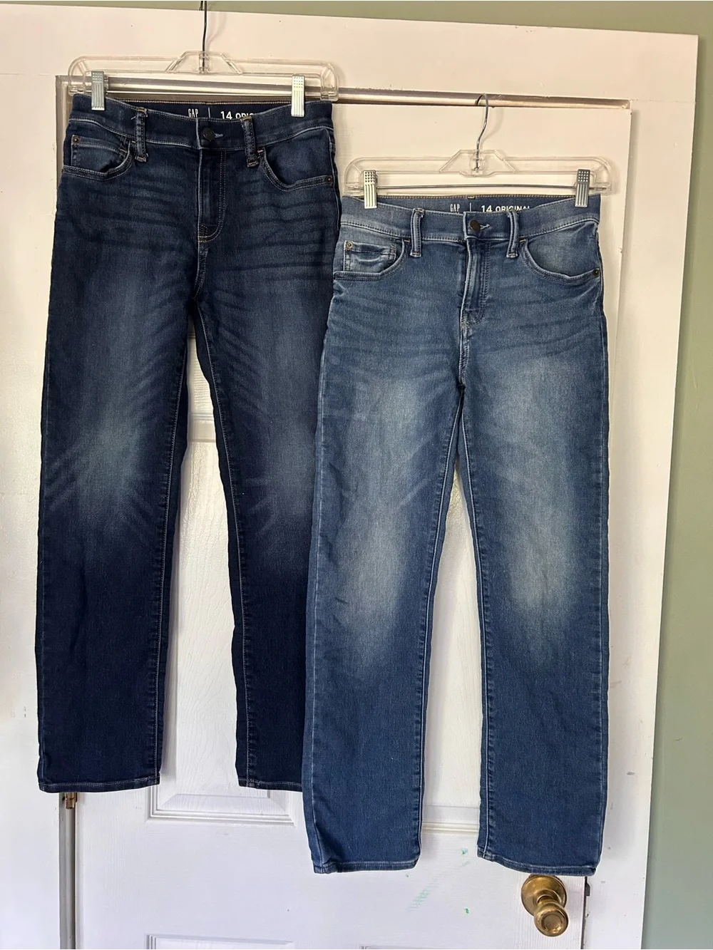 Gap Kids Boys Size 14 Jeans Bundle Lot of 3 Adjustable Waist 28x28
